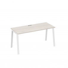 Стол письменный на металлокаркасе TRE дуб / металлокаркас белый А4 Б3 015 ДШ
