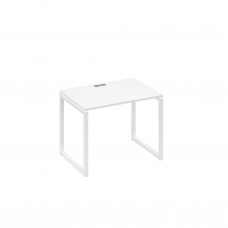 Стол письменный на металлокаркасе QUATTRO белый премиум / металлокаркас белый А4 Б4 012 БП