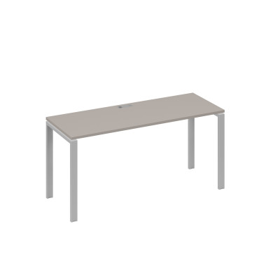 Стол письменный на металлокаркасе UNO мокко премиум / металлокаркас серый А4 С1 005 МП