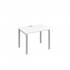 Стол письменный на металлокаркасе UNO белый премиум / металлокаркас серый А4 С1 012 БП