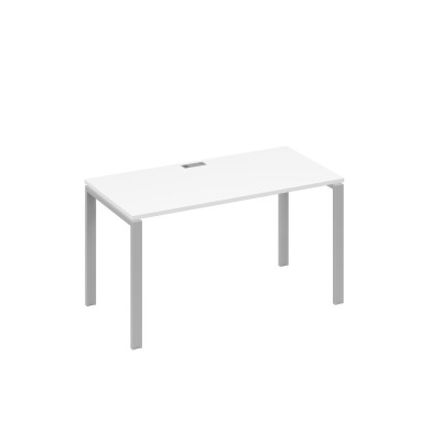 Стол письменный на металлокаркасе UNO белый премиум / металлокаркас серый А4 С1 014 БП
