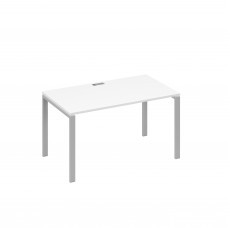 Стол письменный на металлокаркасе UNO белый премиум / металлокаркас серый А4 С1 024 БП
