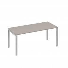 Стол письменный на металлокаркасе UNO мокко премиум / металлокаркас серый А4 С1 026 МП