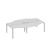 Рабочая станция каркас UNO столы Техно (4х140) эргономичные серый / металлокаркас серый А4 С1 187-2 СЕ