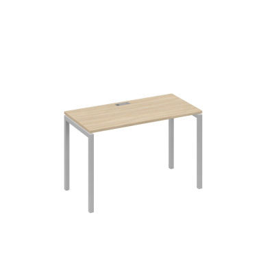 Стол письменный на металлокаркасе DUE дуб скандинавский / металлокаркас серый А4 С2 003 ДК