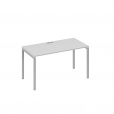 Стол 140x70 письменный на каркасе DUE серый / металлокаркас серый А4 С2 014 СЕ