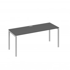 Стол письменный на металлокаркасе DUE антрацит премиум / металлокаркас серый А4 С2 016 АР