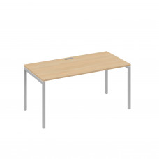 Стол письменный на металлокаркасе DUE натуральный дуб / металлокаркас серый А4 С2 025 НД