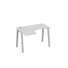 Стол левый "Классика" эргономичный металлокаркас TRE серый / металлокаркас серый А4 С3 031 СЕ