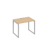 Стол письменный на металлокаркасе QUATTRO натуральный дуб / металлокаркас серый А4 С4 012 НД