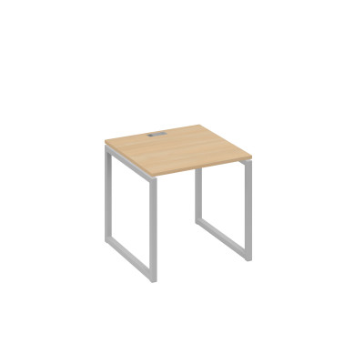 Стол письменный на металлокаркасе QUATTRO натуральный дуб / металлокаркас серый А4 С4 021 НД