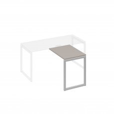 Брифинг-приставка опоры QUATTRO мокко премиум / металлокаркас серый А4 С4 071 МП