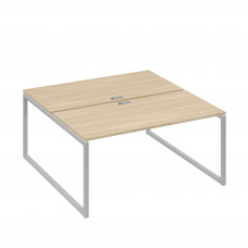 Станция (2х160) рабочая на каркасе QUATTRO дуб скандинавский / металлокаркас серый А4 С4 178 ДК