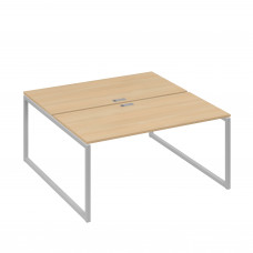 Станция (2х160) рабочая на каркасе QUATTRO натуральный дуб / металлокаркас серый А4 С4 178 НД