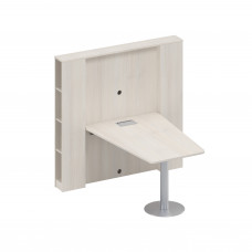 Стол для переговоров откидной дуб шамони А4 9101 ДШ