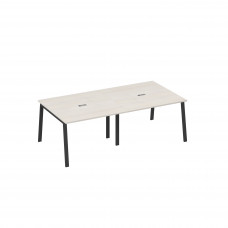 Стол 240 для переговоров металлокаркас TRE дуб / металлокаркас антрацит А4 А3 131-2 ДШ