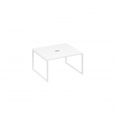 Стол 140 для переговоров каркас QUATTRO белый премиум / металлокаркас белый А4 Б4 132 БП