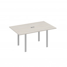 Стол 160 на металлокаркасе UNO переговорный дуб / металлокаркас серый А4 С1 121 ДШ