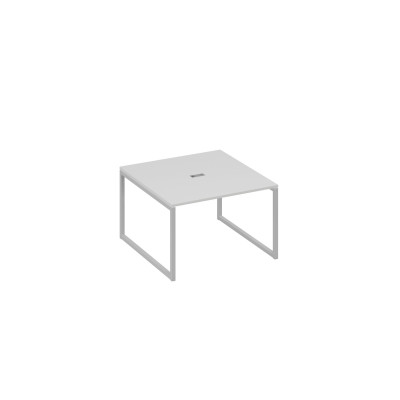 Стол 120 на металлокаркасе QUATTRO переговорный серый / металлокаркас серый А4 С4 131 СЕ