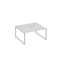 Стол переговорный 160 на каркасе QUATTRO серый / металлокаркас серый А4 С4 136 СЕ