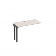 Секция 120 рабочей станции на металлокаркасе TRE дуб / металлокаркас антрацит А4 А3 003-1 ДШ