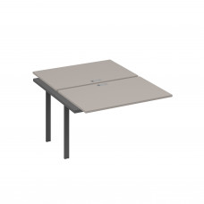 Секция стола станции на каркасе TRE 2х120 мокко премиум / металлокаркас антрацит А4 А3 176-1 МП