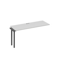 Секция стола рабочей станции опоры DUE серый / металлокаркас антрацит А4 А2 005-1 СЕ