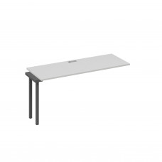 Секция стола рабочей станции опоры DUE серый / металлокаркас антрацит А4 А2 005-1 СЕ