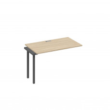 Секция стола станции с металлокаркасом DUE дуб скандинавский / металлокаркас антрацит А4 А2 013-1 ДК