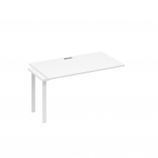 Секция стола 120 рабочей станции каркас TRE белый премиум / металлокаркас белый А4 Б3 024-1 БП