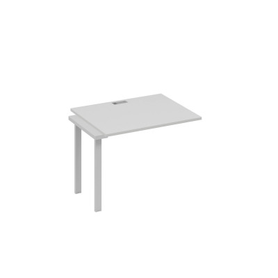 Секция 100 стола рабочей станции с каркасом UNO серый / металлокаркас серый А4 С1 022-1 СЕ