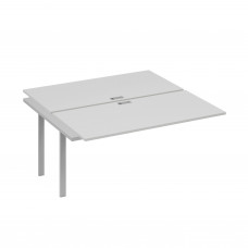 Секция стола рабочей станции на металлокаркасе TRE (2х160) серый / металлокаркас серый А4 С3 178-1 СЕ