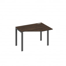 Стол эргономичный правый "Техно" на металлокаркасе UNO дуб ристретто/ металлокаркас антрацит А4 А1 052 ДР