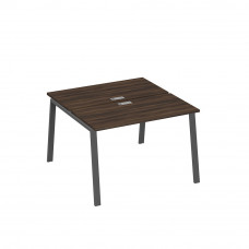 Рабочая станция (2х120) на каркасе TRE дуб ристретто/ металлокаркас антрацит А4 А3 170 ДР