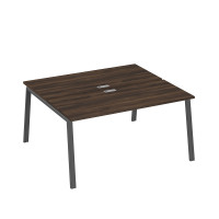 Станция 2х160 на опорах TRE дуб ристретто/ металлокаркас антрацит А4 А3 175 ДР