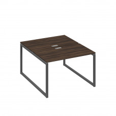 Рабочая станция 2х120 на металлокаркасе QUATTRO дуб ристретто/ металлокаркас антрацит А4 А4 173 ДР