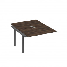 Секция стола на каркасе QUATTRO (2х120) дуб ристретто/ металлокаркас антрацит А4 А4 176-1 ДР