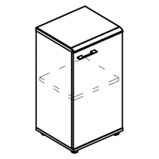 Шкаф низкий узкий закрытый (топ МДФ) вяз либерти / вяз либерти МР 9353 ВЛ/ВЛ/ВЛ