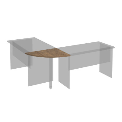 Угловой сегмент дуб шамони темный К.204 ШТ