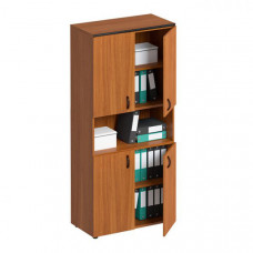 Шкаф для документов высокий с нишей французский орех ДР 719 ОФ