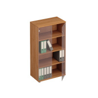 Шкаф для документов со стеклом ольха европейская ФР 366