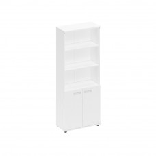 Шкаф для документов полузакрытый белый премиум А1 9371 БП