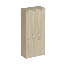 Шкаф для документов закрытый 4-дверный дуб скандинавский ПТ 0781 ДК