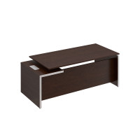 Стол руководителя (левый/ правый) венге тёмный МЕ 131 ВТ