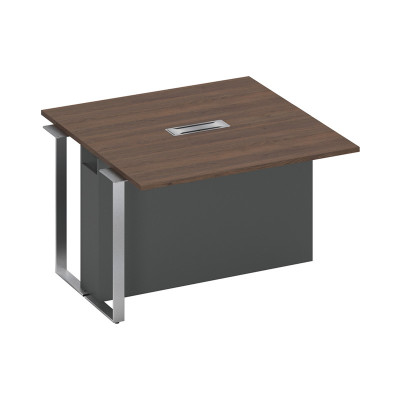 Секция стола для переговоров промежуточная дуб гладстоун / дуб гладстоун / антрацит СП 109 ДГ ДГ АР ХР