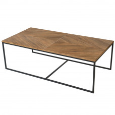 Журнальный столик Эклектик дуб американский / черный ЭК д/ч