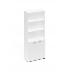 Шкаф для документов полузакрытый белый премиум А4 9371 БП