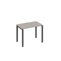 Стол письменный на металлокаркасе UNO мокко премиум / металлокаркас антрацит А4 А1 002 МП