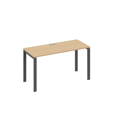 Стол письменный на металлокаркасе UNO натуральный дуб / металлокаркас антрацит А4 А1 004 НД