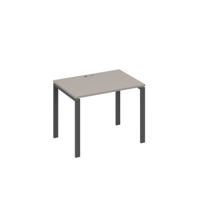 Стол письменный на металлокаркасе UNO мокко премиум / металлокаркас антрацит А4 А1 012 МП